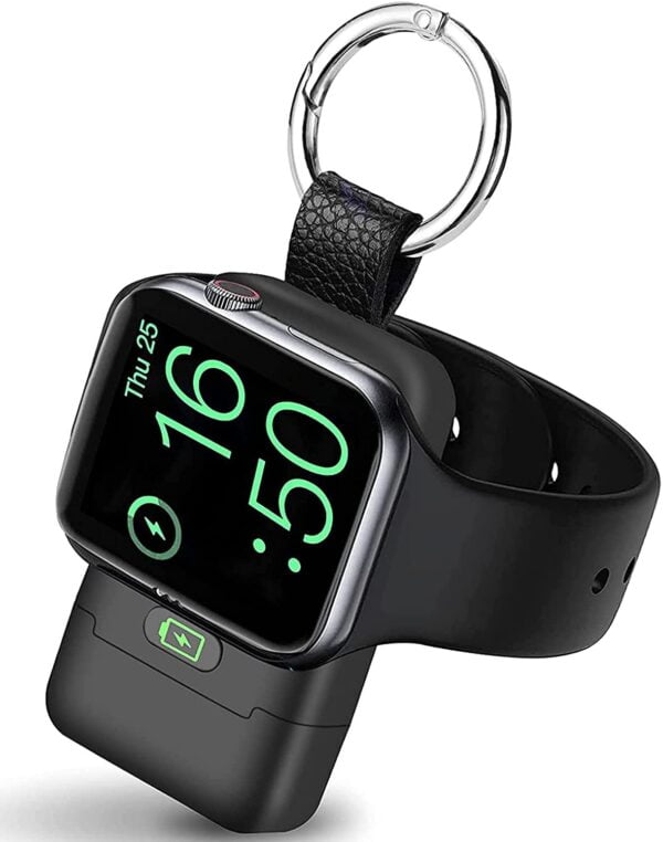 Ultra-Portable Magnetic Apple Watch Charger with Power Bank