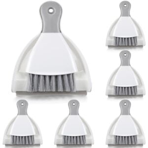 Zopeal 6-Pack Mini Dustpan and Brush Cleaning Set - Perfect for Home, Car, and More!