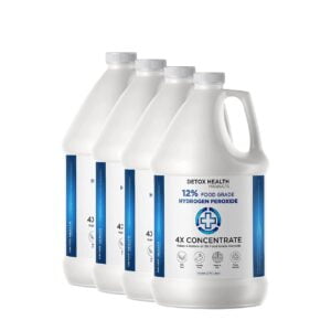 Premium 12% Hydrogen Peroxide Solution - 4 Gallons - Food Grade - Made in USA - Eco-Friendly