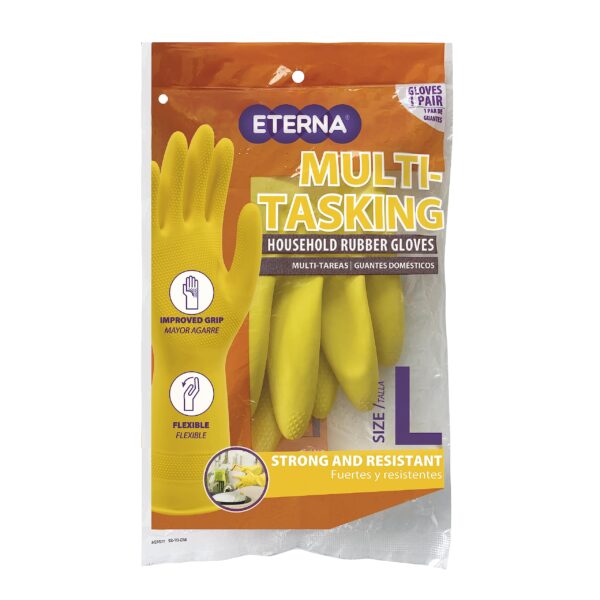 ETERNA FlexiGrip Gloves for Kitchen, Laundry, and Cleaning Tasks - Size L, Durable and Versatile (1.98 Oz, Pack of 1)