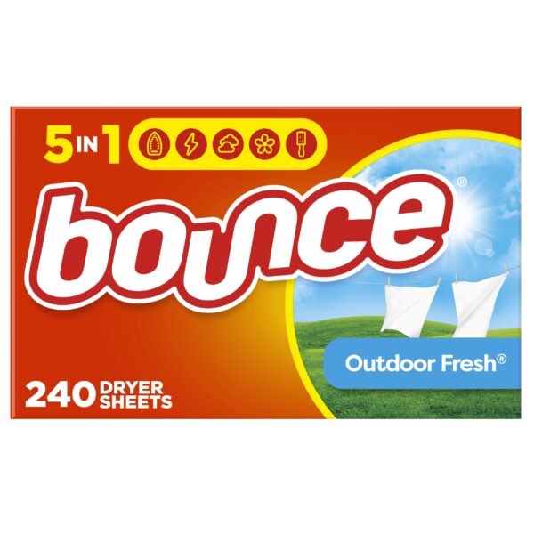 Bounce Dryer Sheets Outdoor Fresh Scent, 240-Count Pack