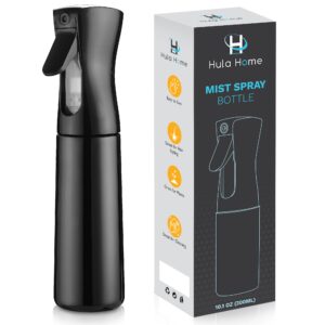 Hula Home Continuous Spray Bottle for Hair & More - Black (10.1oz/300ml)