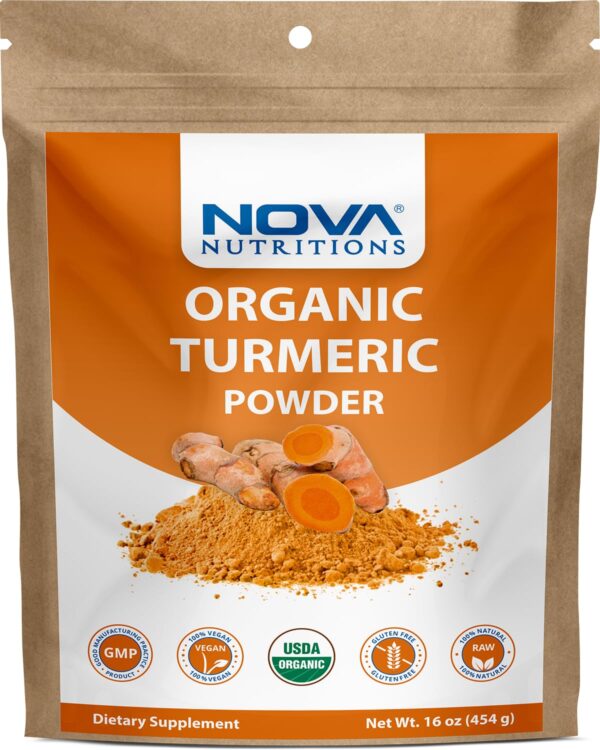 Purely Organic Turmeric Powerhouse - 16 OZ (454 gm) of Nature's Best Curcumin Infusion